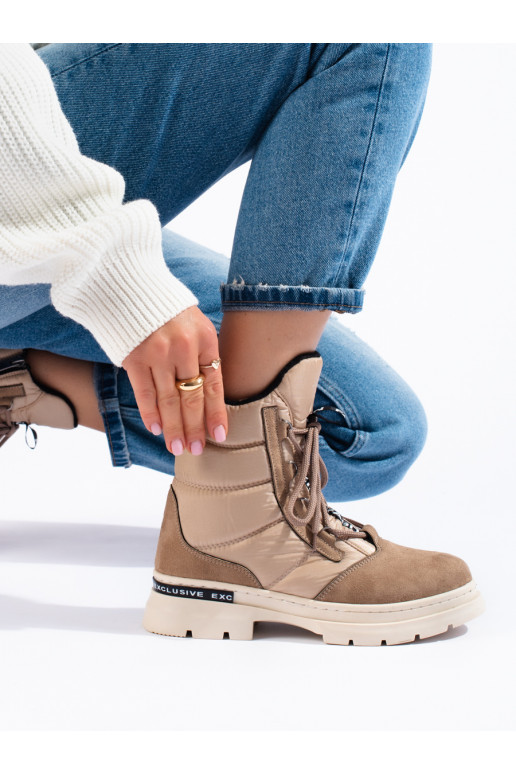 Moteriški sniego batai su raištukais  Moteriški sniego batai su raištukais