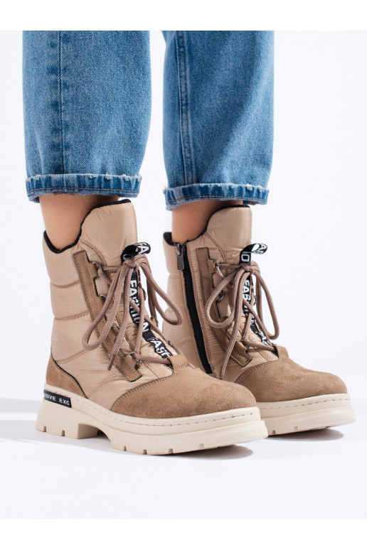 Moteriški sniego batai su raištukais  Moteriški sniego batai su raištukais