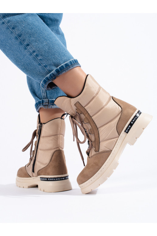 Moteriški sniego batai su raištukais  Moteriški sniego batai su raištukais