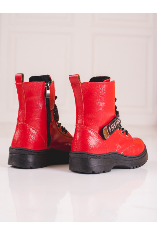 Aulinukai  Potocki su kristaliukais raudonos spalvos