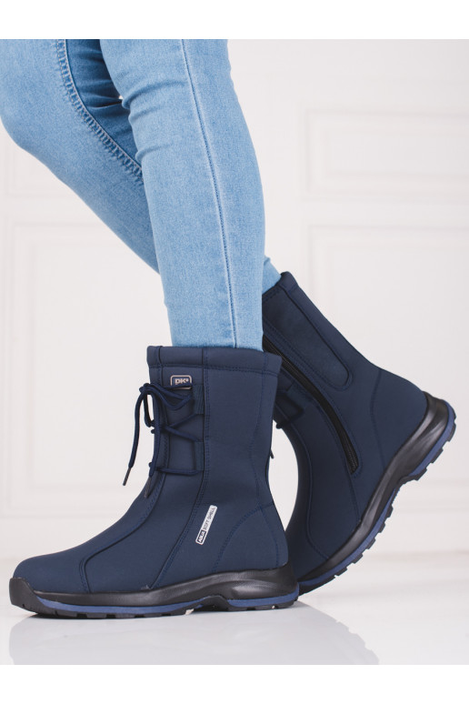 sniego batai su avikailiu  DK Softshell mėlynos spalvos