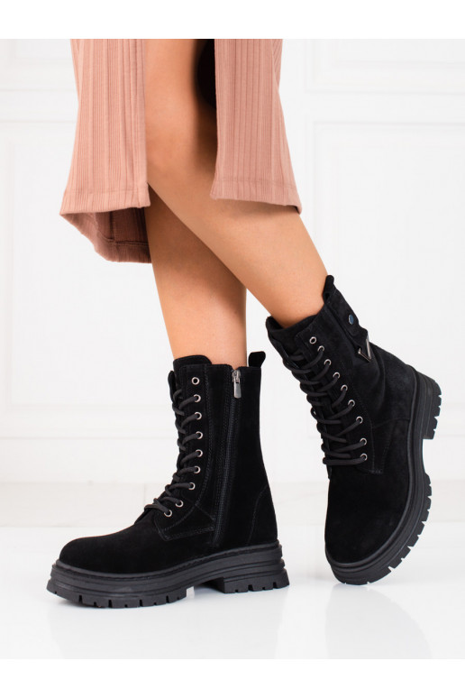  Moteriški batai  juodos spalvos