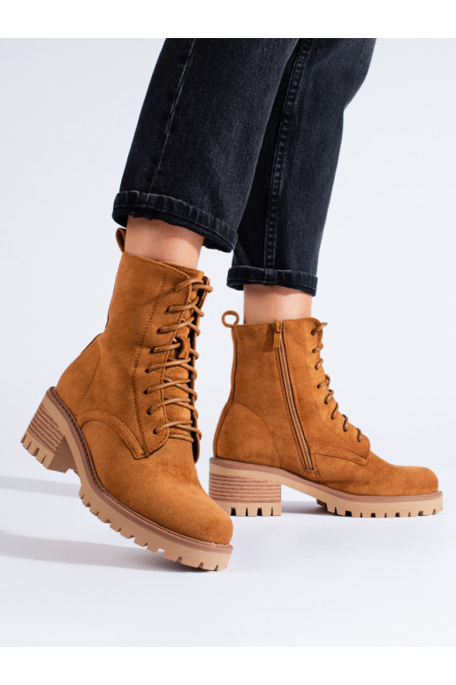 rudos spalvos  moteriški batai rudos spalvos  moteriški batai