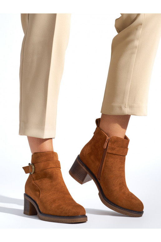 rudos spalvos moteriški batai