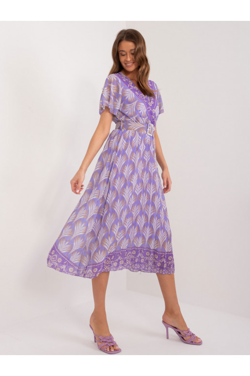 Laisvalaikio suknelė violetinės spalvos