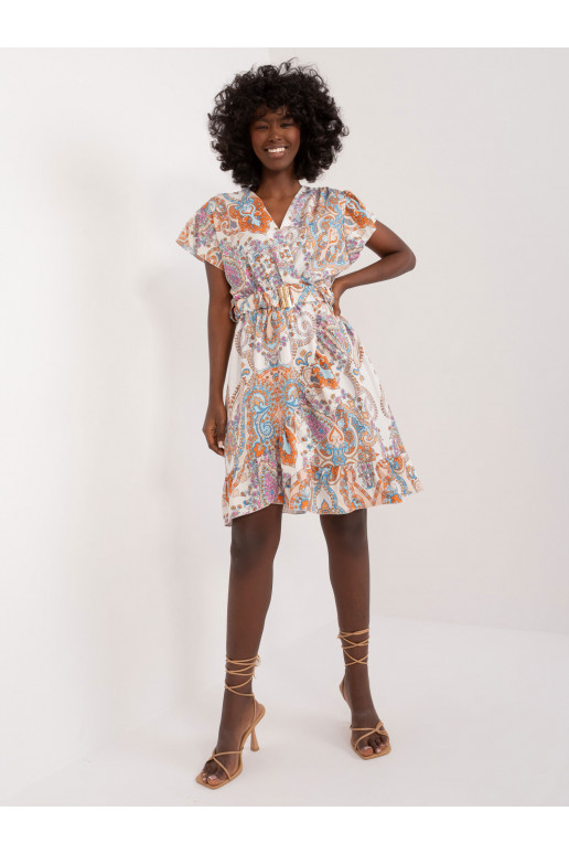 Laisvalaiko suknelė šviesiai smėlio spalvos