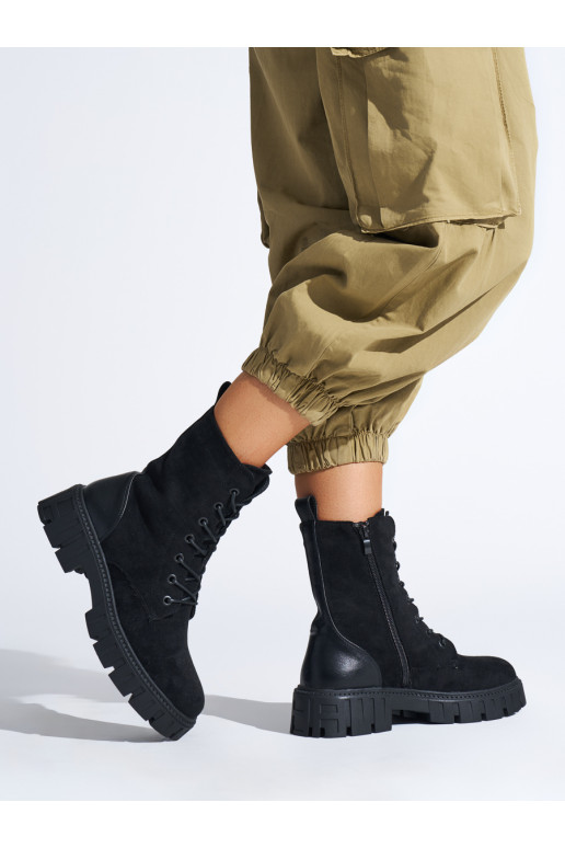 Juodos spalvos su raištukais moteriški aulinukai Juodos spalvos su raištukais moteriški aulinukai