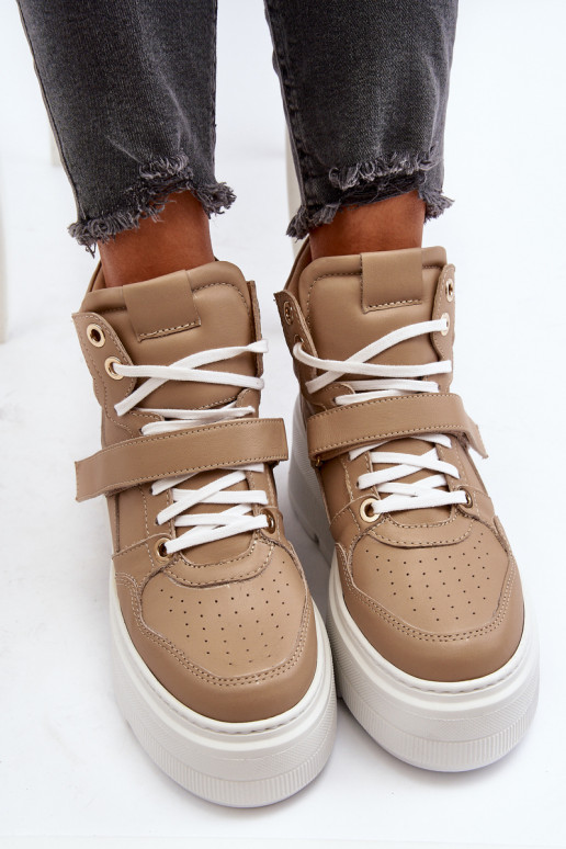 Zazoo Sneakers modelio batai smėlio...