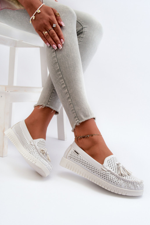 Moteriški mokasinai iš dirbtinės odos...