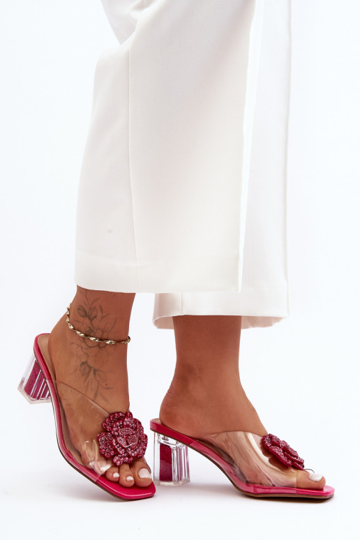 Perregimos šlepetės su kulniukais su...