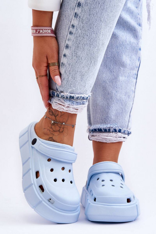 Crocs tipo šlepetės su paaukštinta...