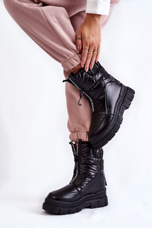 Sniego batai su elastine juostele...