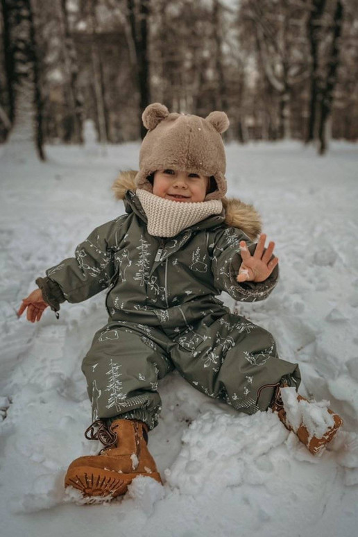 Šilti vaikiški aulinukai rudos spalvos Šilti vaikiški aulinukai rudos spalvos