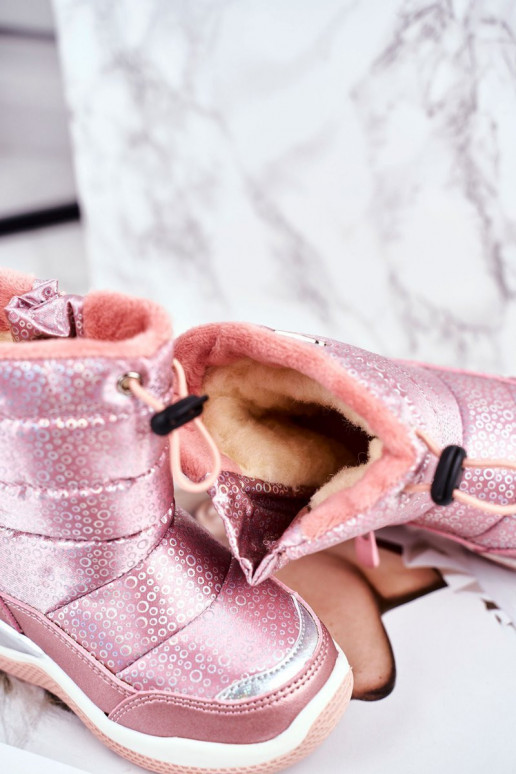 Vaikiški sniego batai rožinės spalvos Vaikiški sniego batai rožinės spalvos