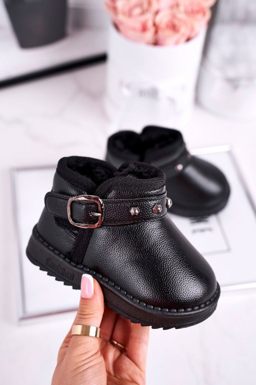 Šilti sniego batai juodos spalvos Šilti sniego batai juodos spalvos