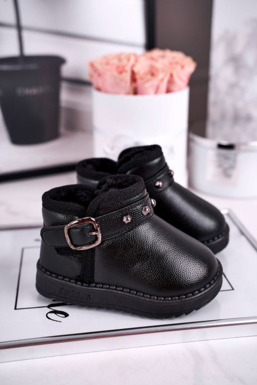 Šilti sniego batai juodos spalvos Šilti sniego batai juodos spalvos