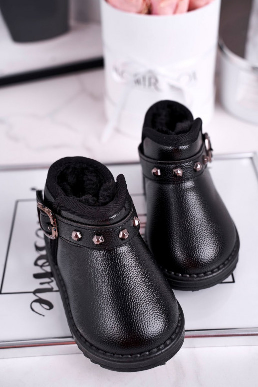 Šilti sniego batai juodos spalvos Šilti sniego batai juodos spalvos