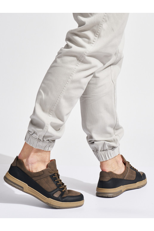 Juodos ir-rudos spalvos  sportiniai batai