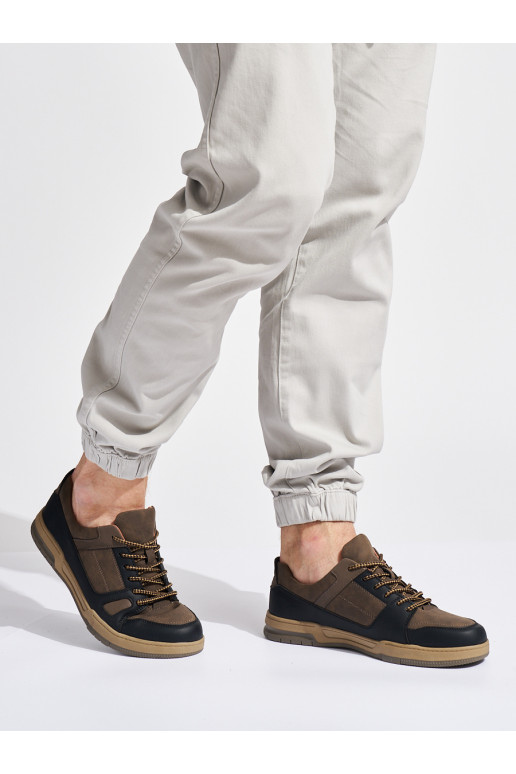 Juodos ir-rudos spalvos  sportiniai batai