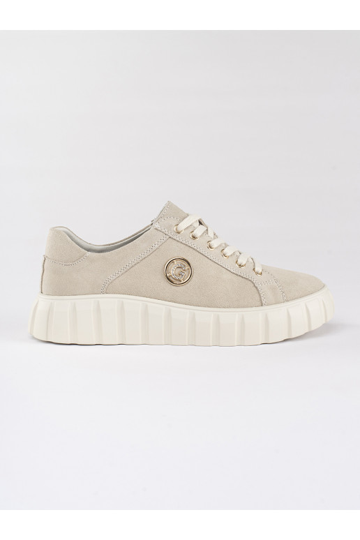 dramblio kaulo spalvos pusbačiai su platforma  iš zomšosj