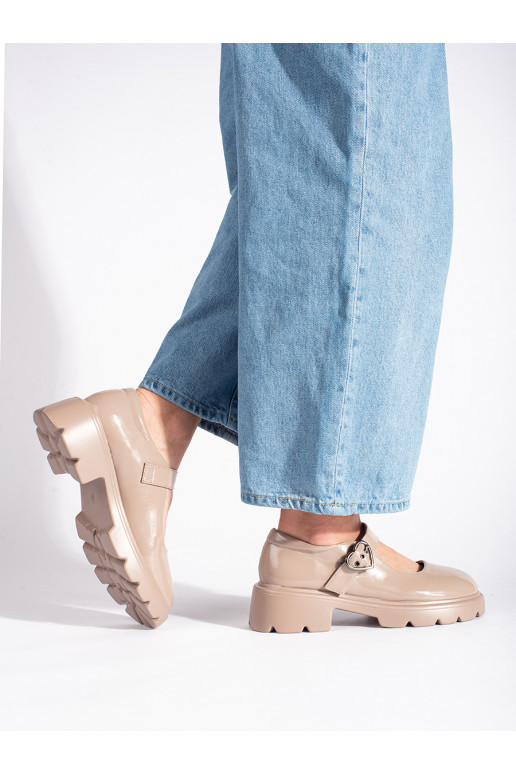 su lako efektu  mokasinai su masyviu kulnu