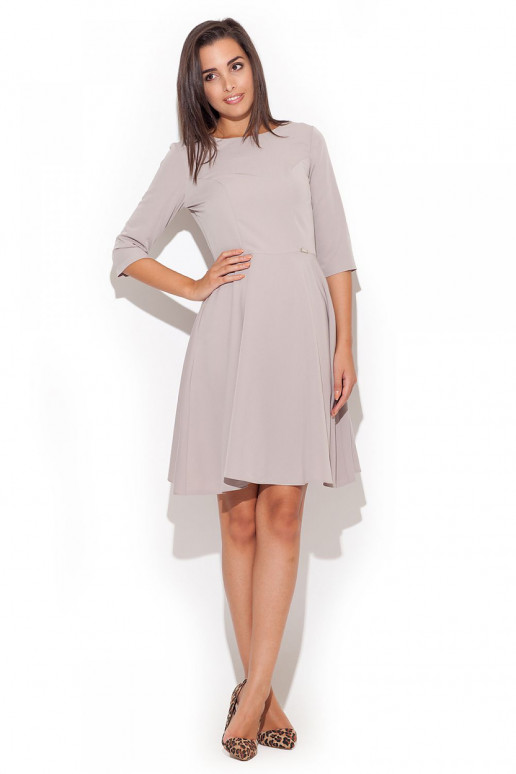 Klaikinė suknelė  smėlio spalvos