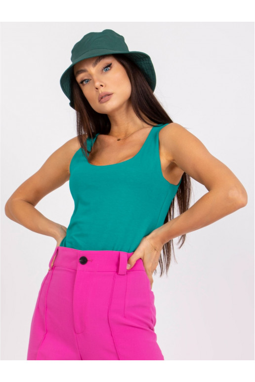 Top tipo palaidinė žalia