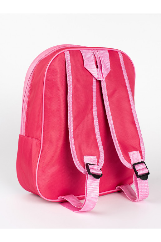 rožinė kuprinė  z jednorożcem