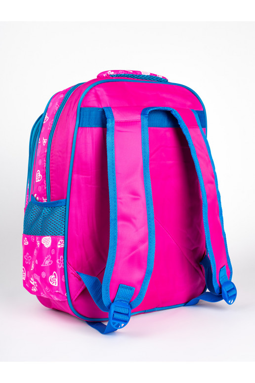 rožinė kuprinė  z syrenką