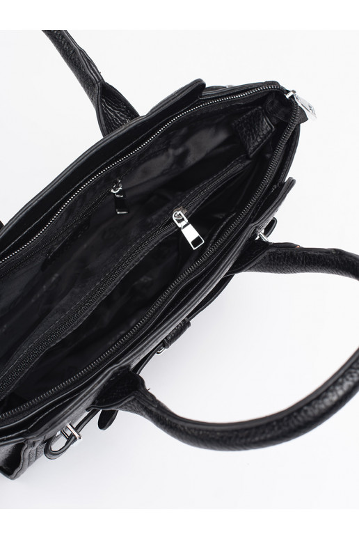 juoda elegantiška rankinė ze mi elementami