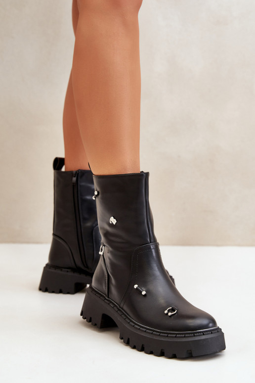 Moteriški aulinukai Eko     Detalami Juodos spalvos Reritha