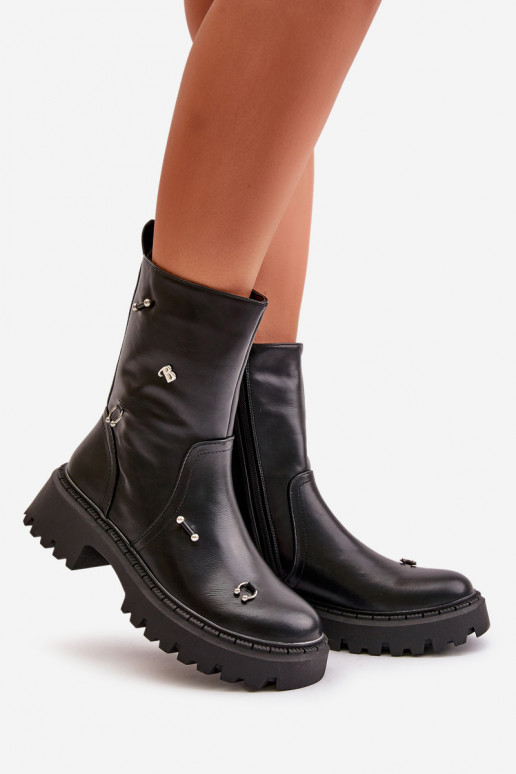 Moteriški aulinukai Eko     Detalami Juodos spalvos Reritha