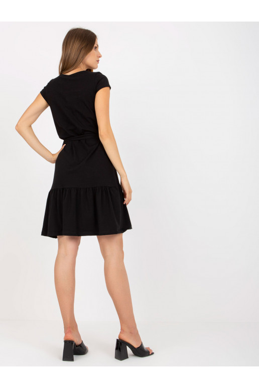 Juoda laisvalaikio suknelė   RUE PARIS Juoda laisvalaikio suknelė   RUE PARIS
