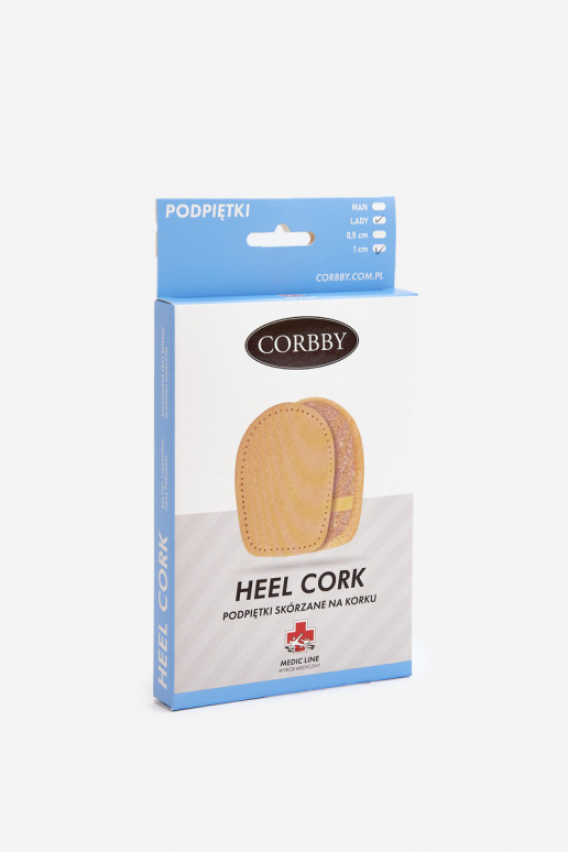 CORBBY Odinės kamštinės kulno pagalvėlės