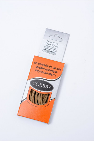 Corbby smėlio spalvos Vaškuoti ploni raišteliai 2