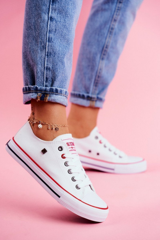 Big Star baltos spalvos laisvalaikio batai T274022