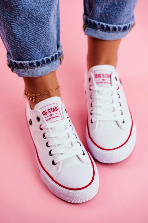 Big Star baltos spalvos laisvalaikio batai T274022