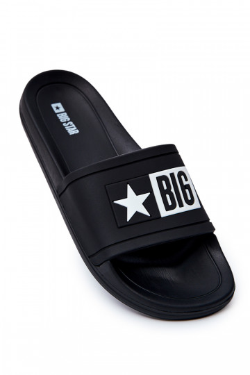 Šlepetės Big Star Guminės juodos spalvos DD174699