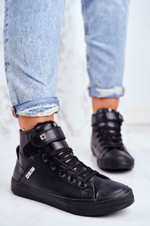   pašiltinti laisvalaikio batai BIG STAR V274542FW Juodos spalvos