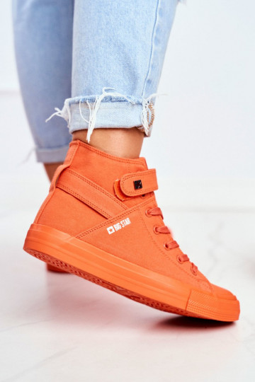 laisvalaikio batai su auliuku Big Star FF274583 oranžinės spalvos