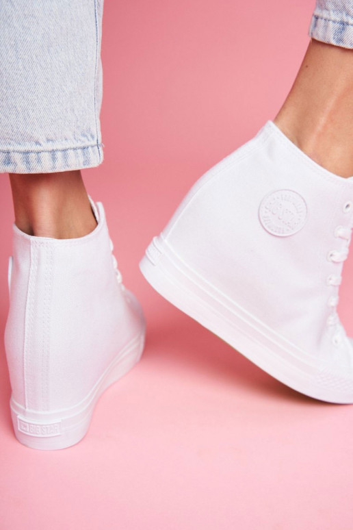 Sneakers modelio batai Big Star baltos spalvos FF274A192