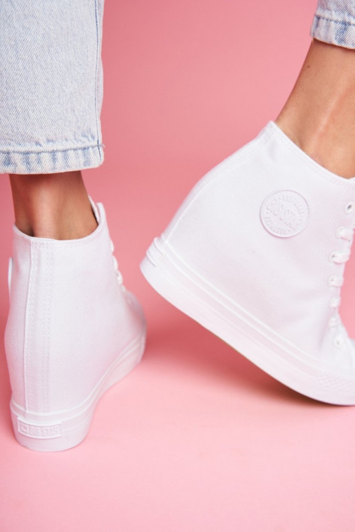 Sneakers modelio batai Big Star baltos spalvos FF274A192