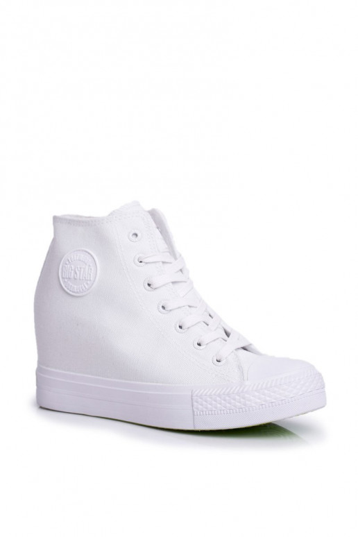 Sneakers modelio batai Big Star baltos spalvos FF274A192