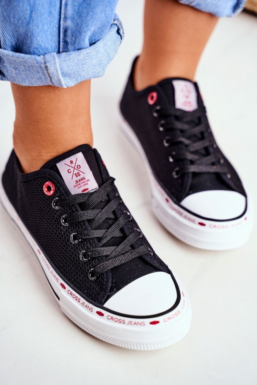 Laisvalaikio bateliai Cross Jeans juodos spalvos FF2R4015C