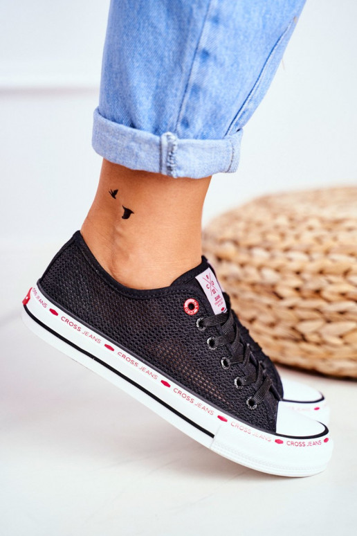 Laisvalaikio bateliai Cross Jeans juodos spalvos FF2R4015C