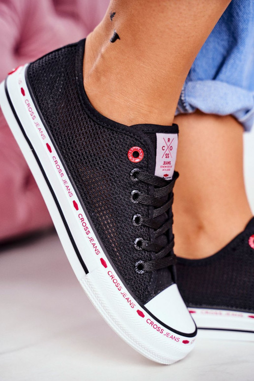 Laisvalaikio bateliai Cross Jeans juodos spalvos FF2R4015C