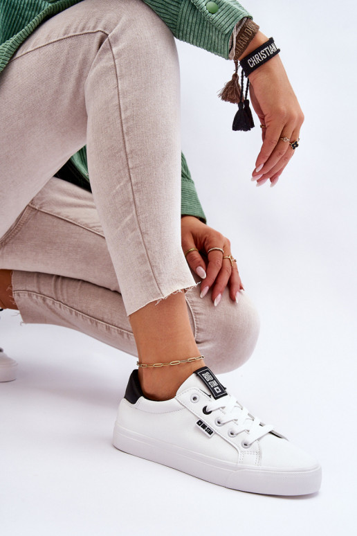 Sportbačiai Big Star EE274312 Baltos-juodos spalvos