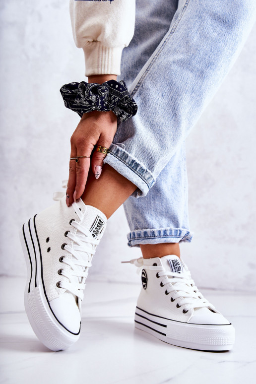 Laisvalaikio bateliai Big Star baltos spalvos GG274013