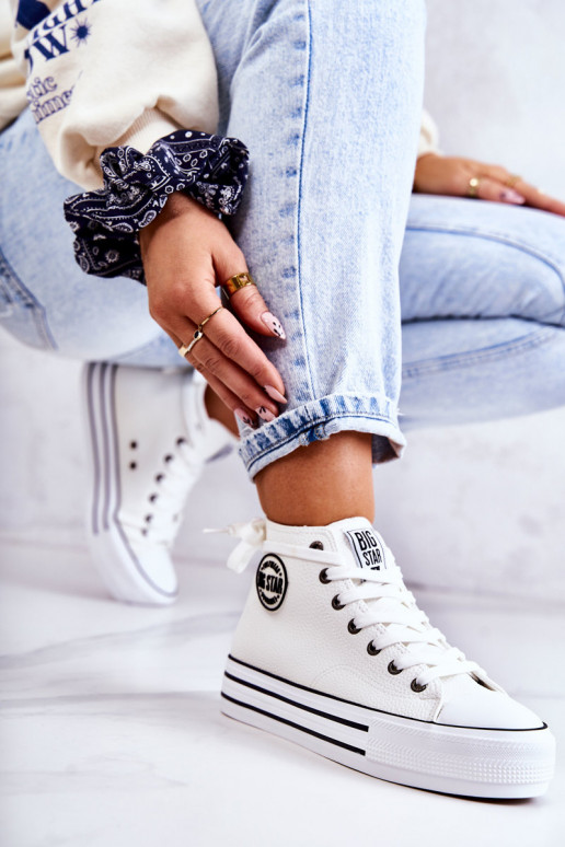 Laisvalaikio bateliai Big Star baltos spalvos GG274013