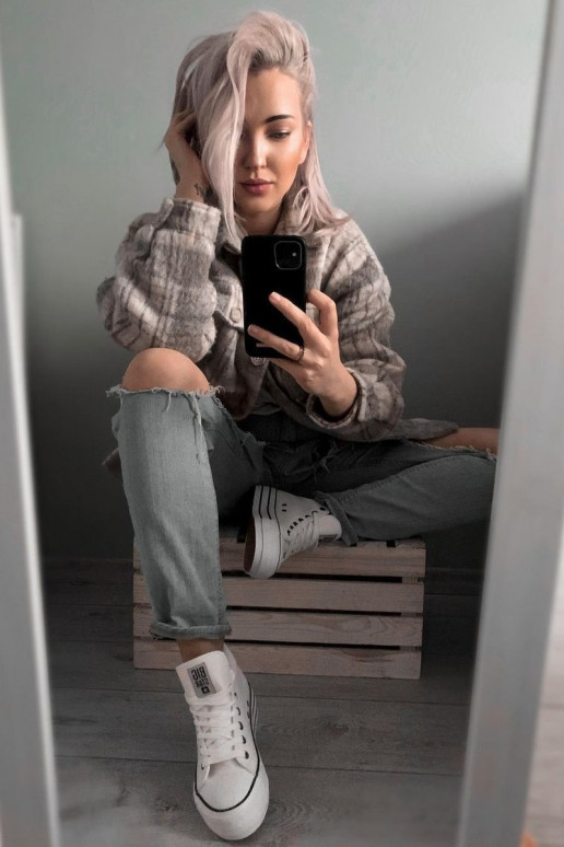 Laisvalaikio bateliai Big Star baltos spalvos GG274013